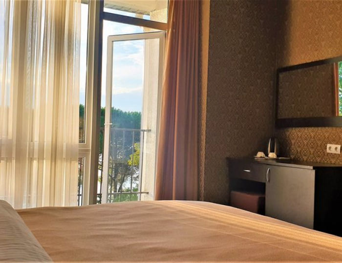 СТУДИЯ 2-МЕСТНЫЙ 1-КОМНАТНЫЙ (С БАЛКОНОМ) - Отель «Жоэквара» Гагра