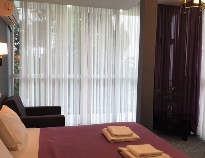 СТУДИЯ 2-МЕСТНЫЙ 1-КОМНАТНЫЙ (С БАЛКОНОМ) - Отель «Жоэквара» Гагра