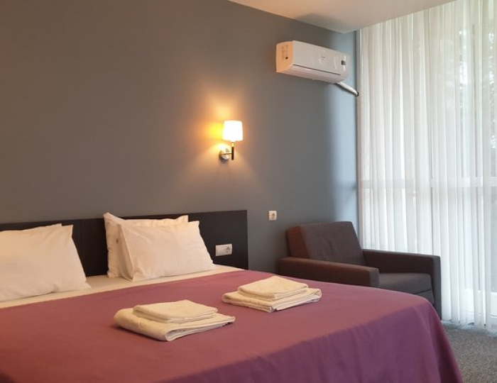 СТУДИЯ 2-МЕСТНЫЙ 1-КОМНАТНЫЙ (С БАЛКОНОМ) - Отель «Жоэквара» Гагра