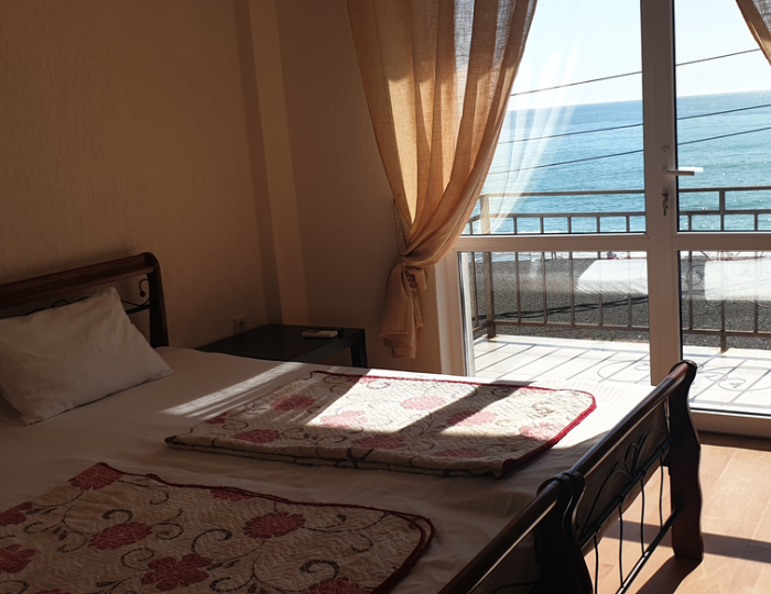Стандартный 2-местный 1-комнатный вид на  море корпус 2 Жемчужина - Отель «Жоэквара» Гагра
